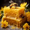 ai generated, bees, beeswax, honey, nature, honeybees, buttercup, flowers, insects, bees, beeswax, beeswax, beeswax, beeswax, beeswax, honeybees